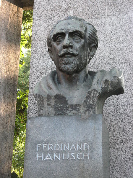 Büste von Ferdinand Hanusch